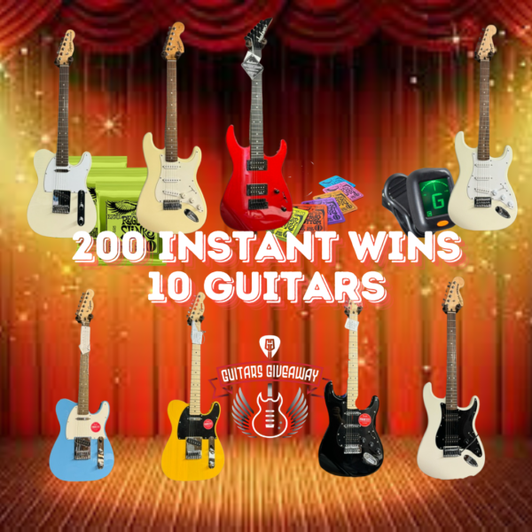 10 GUITAR COMP 200 INSTANT WINS